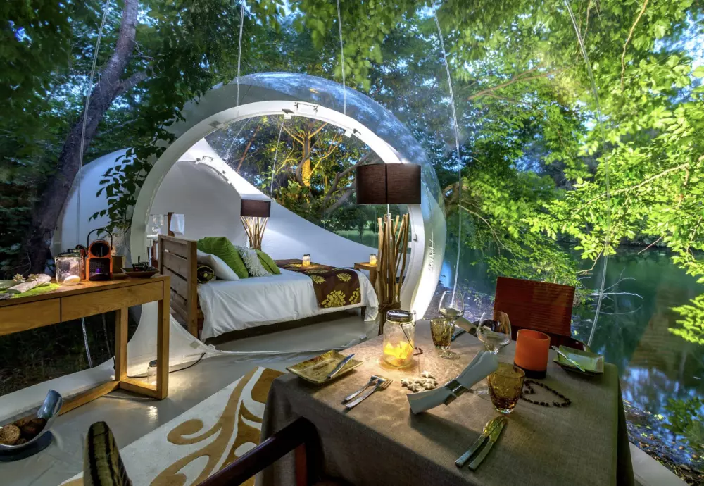 bubble tent picnic