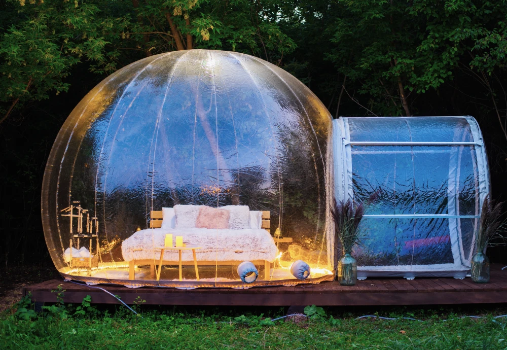 outdoor see through bubble tent