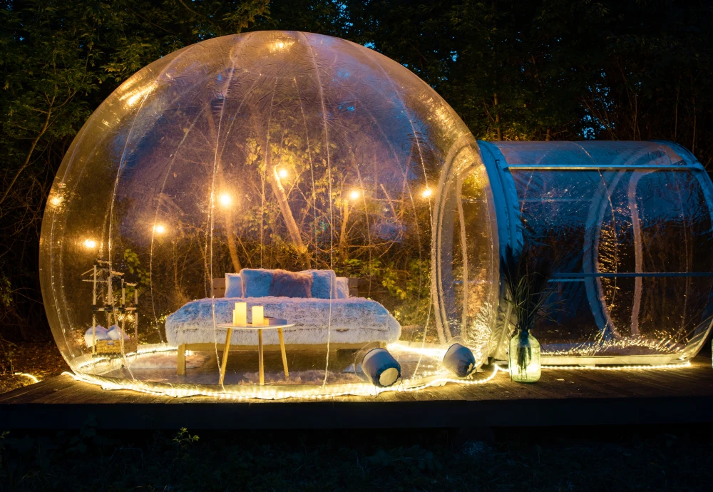 giant clear bubble tent