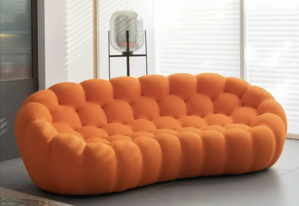 bubble 2 curved sofa