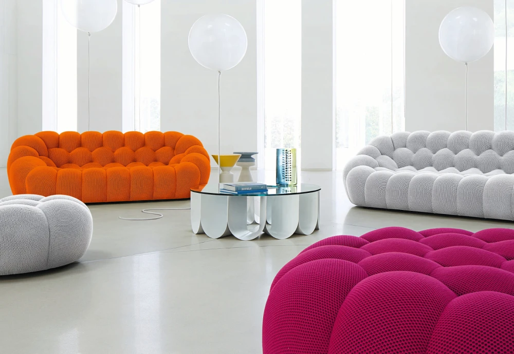 bubble 2 curved 3-4 seat sofa